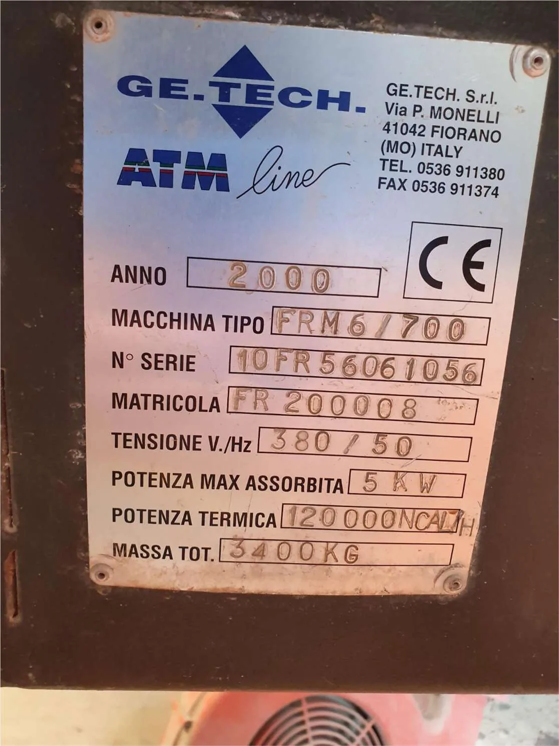Ge Tech Atm. 690 Ml 3 | 2015 CER